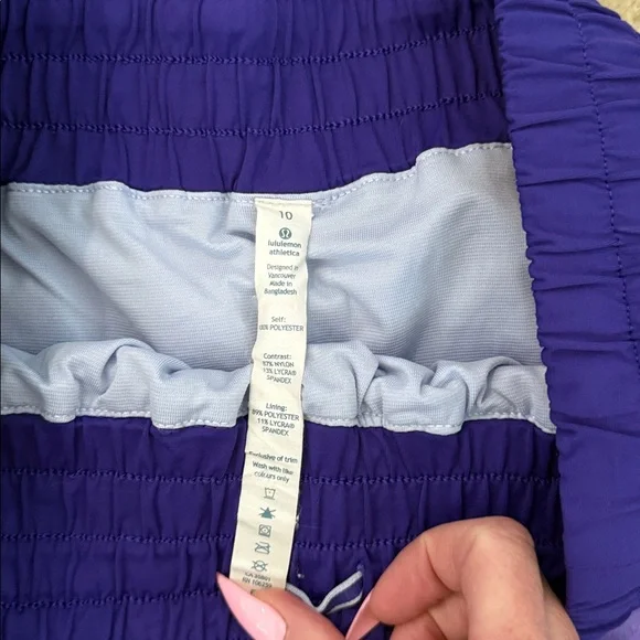 lululemon athletica Purple Tie-Dye Athletic Shorts - Picture 2 of 3